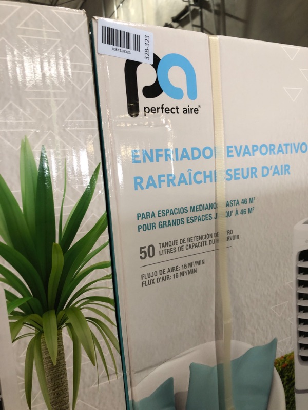 Photo 1 of ***FACTORY SEALED***Perfect Aire 560 CFM Portable Evaporative Cooler for Hot/Dry Climates, Indoor Fan Powered Swamp Cooler for Garage, Warehouse, Medium Rooms up to 500 square feet