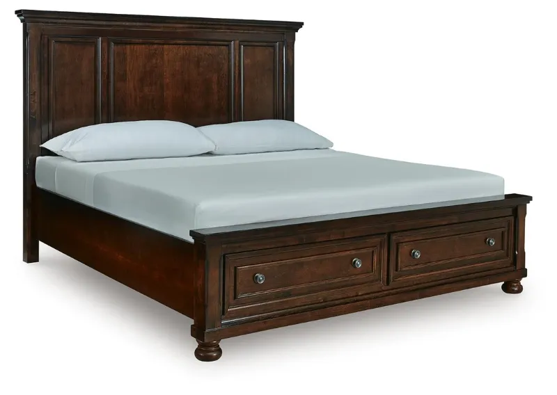 Photo 1 of ***STOCK PHOTO FOR REFERENCE ONLY***
Signature Design by Ashley Porter Wood King Panel Headboard in Dark Brown