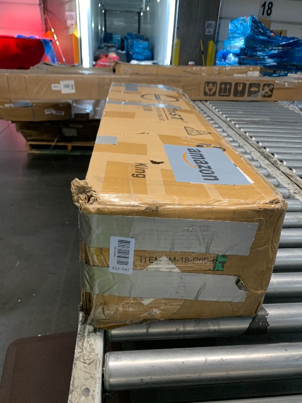 Photo 1 of ***MISSING PARTS***
45MinST 18 Inch Maximum Storage Bed Frame/Reinforced Platform /3500lbs Heavy Duty/Easy Assembly/Mattress Foundation/Steel Slat/Noise Free, King