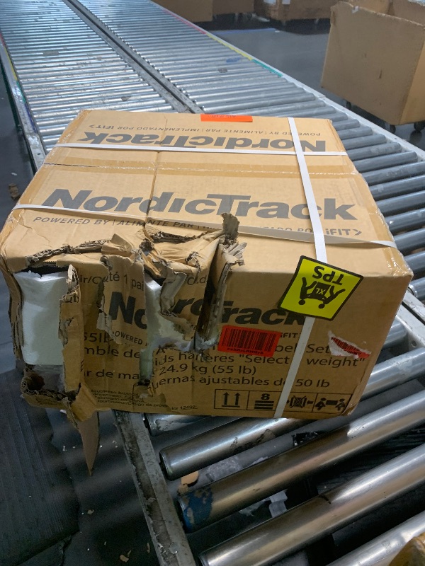 Photo 1 of ***FACTORY SEALED***Nordictrack 55 lb Select-a-Weight Dumbbell Pair