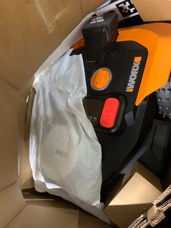 Photo 1 of *** LOCKED *** WORX Landroid Vision Cloud Robot Lawn Mower, No Perimeter Wire Robot Mower for 1/4 Acre, AI Obstacle Avoidance and RTK Cloud Navigation, 30% Slope, Auto Mapping, App Control, WR310