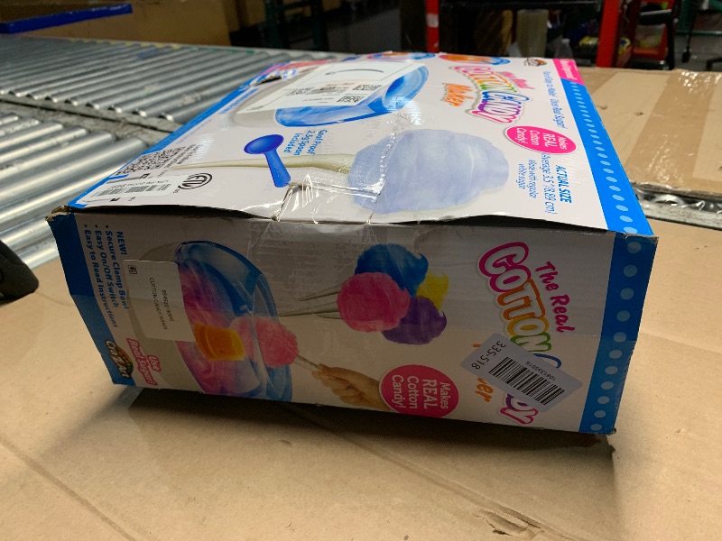 Photo 1 of ***MISSING PARTS***
Cra-Z-Art Cotton Candy Maker, DIY Homemade Real Cotton Candy Machine for Kids, Comes with Paper Cones, and Measuring Spoons
