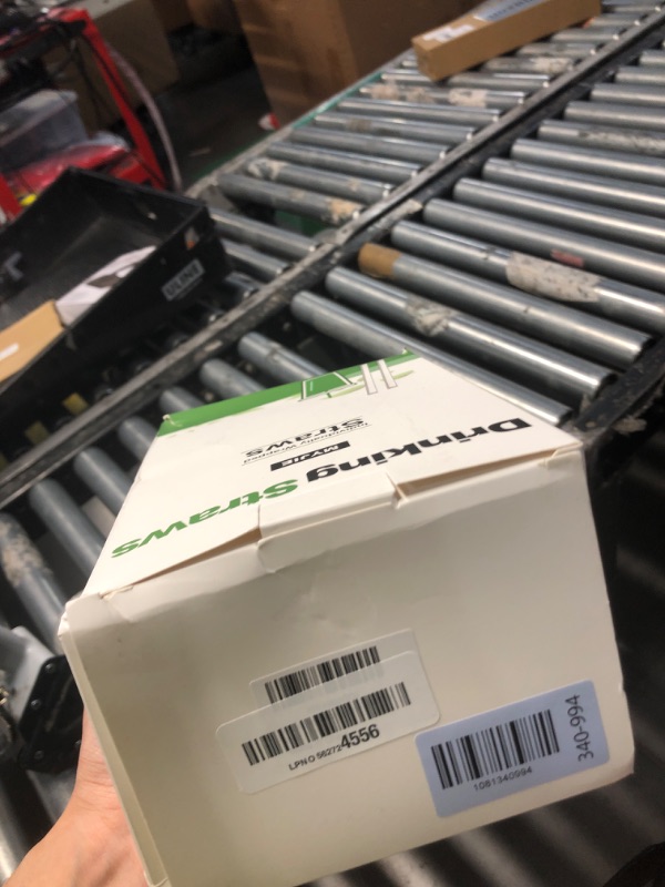 Photo 1 of [400 Pcs] Clear Individually Wrapped Disposable Plastic Straws for 16 oz Cups(7.5" longX0.23" diameter)LPNO562724556
