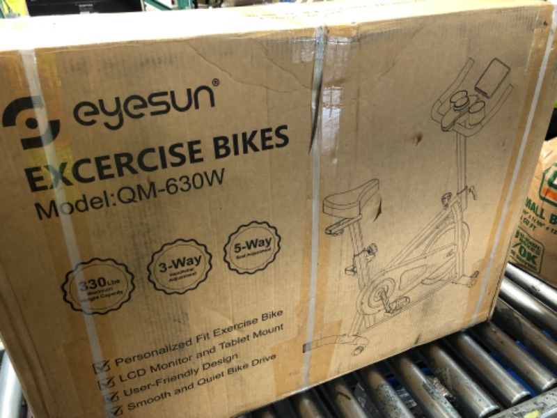 Photo 1 of ***FACTORY SEALED - OPENED FOR INSPECTION*** EYESUN Exercise Bikes,Indoor Cycling Bike(2025 Version) Stationary Bike with Comfortable Seat Cushion&Tablet Mount(Classical Exercise Bikes)