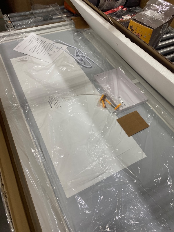 Photo 1 of ***FACTORY SEALED - OPENED FOR INSPECTION*** WISSMIELS 30"x60" LED Bathroom Mirror with Lights, Dimmable, Anti-Fog, Lighted Bathroom Vanity Mirror for Wall, Backlit + Front Lit, Memory Function, Shatter-Proof, Tempered Glass