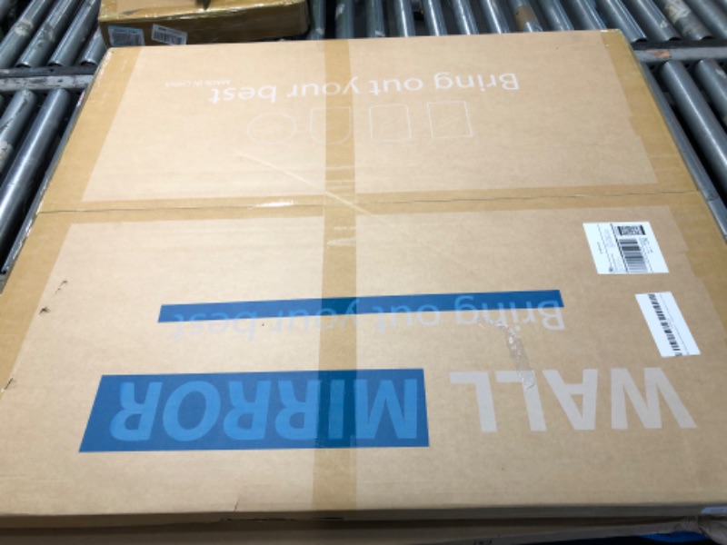 Photo 1 of ***FACTORY SEALED - OPENED FOR INSPECTION*** LED Bathroom Mirrors 36"x40" Bathroom Mirror with Lights for Wall, Backlit + Front Lit, 3 Colors, Anti-Fog, Dimmable Brightness for Vanity,Bathroom, Entryway, Living Room