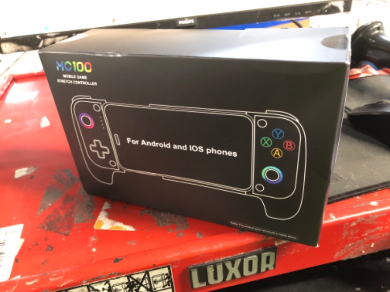 Photo 1 of ?Anti-Drift & Fast-Connect?Wireless Game Controller for iPhone/Android | Hall Joysticks Bluetooth Phone Controller, For Cloud Gaming, Genshin Impact, PUBG, Roblox, Call of Duty Mobile Gamers,White