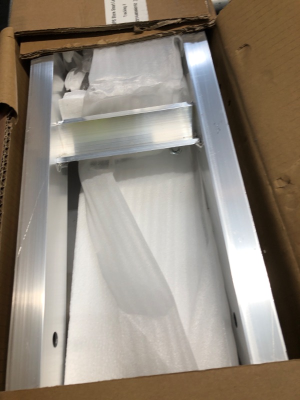 Photo 1 of ***TRUCK/TRAILER PICKUP ONLY*** ***FACTORY SEALED - OPENED FOR INSPECTION*** VEVOR Motorcycle Carrier, 2-Bike 600 LBS Aluminum Motorcycle Carrier Hitch Mount, Loading Ramp, Scooter Dirt Bike Trailer Hauler, Ratchet Straps and Stabilizer, for Car, Truck
