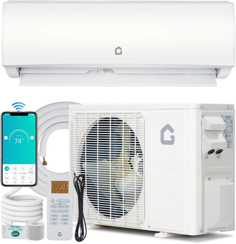 Photo 1 of ***STOCK PHOTO FOR REFERENCE ONLY***
***FACTORY SEALED***
Garvee 6000 BTU U-Shaped Window Air Conditioner, Cools Up to 269 Sq.Ft., Ultra Quiet Operation, Energy Efficient, Includes Remote Control, White