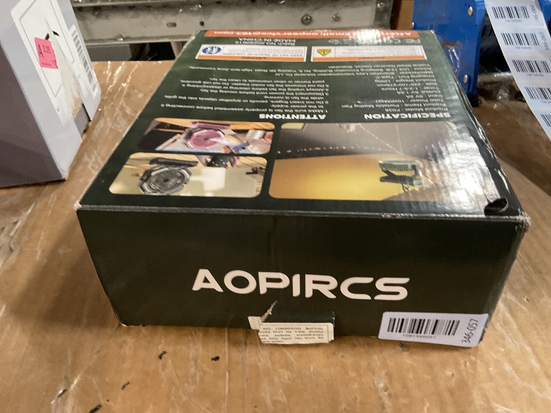 Photo 1 of ***NO POWER CORD***Aopircs Camping Misting Fan - 24000mAh Portable Battery Powered Fans with 9oz Water Tank, Light, Hook - Rechargeable, 120H Cooling, Last 5H Mist, 4 Speed, Sleep Mode - Outdoor Gear, Travel Essentials