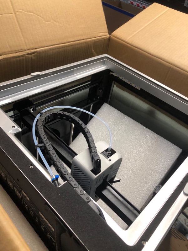 Photo 1 of *** For parts only does not power on ***MINOR DAMAGE ON DISPLAY***
QIDI Q2 3D Printer 2025 Upgrade, Enclosed FDM with 65? Heated Chamber, Ultra Air Filtration, 600mm/s High Speed, AI Camera, Full Auto Leveling, 270x270x256mm Build Volume, from Beginner to