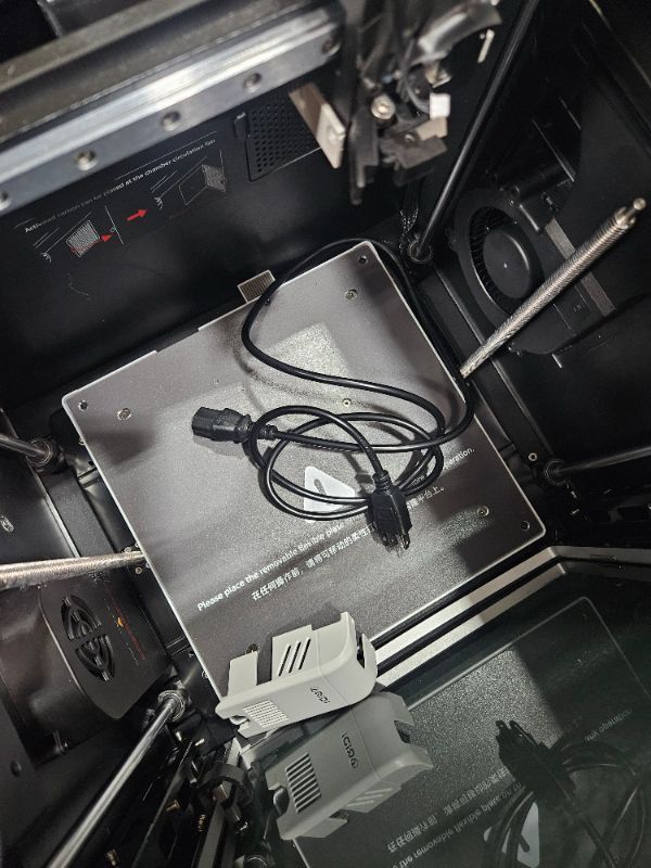 Photo 1 of *** For parts only does not power on ***MINOR DAMAGE ON DISPLAY***
QIDI Q2 3D Printer 2025 Upgrade, Enclosed FDM with 65? Heated Chamber, Ultra Air Filtration, 600mm/s High Speed, AI Camera, Full Auto Leveling, 270x270x256mm Build Volume, from Beginner to