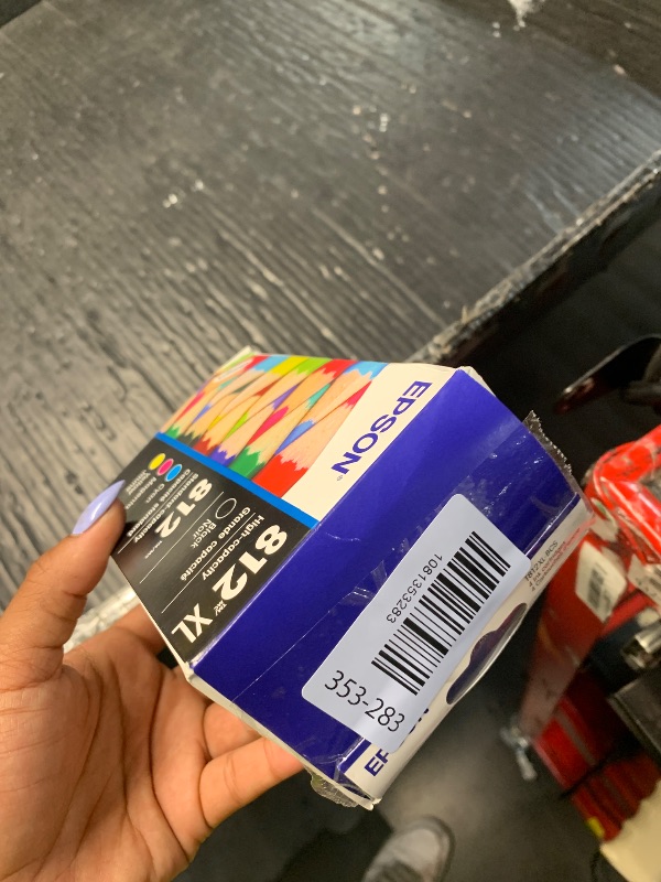 Photo 1 of **TWO OPEN, TWO SEALED**EPSON 812 DURABrite Ultra Ink High Capacity Black & Standard Color Cartridge Combo Pack (T812XL-BCS) Works with WorkForce Pro WF-7310 ,7820, 7840, EC-C7000