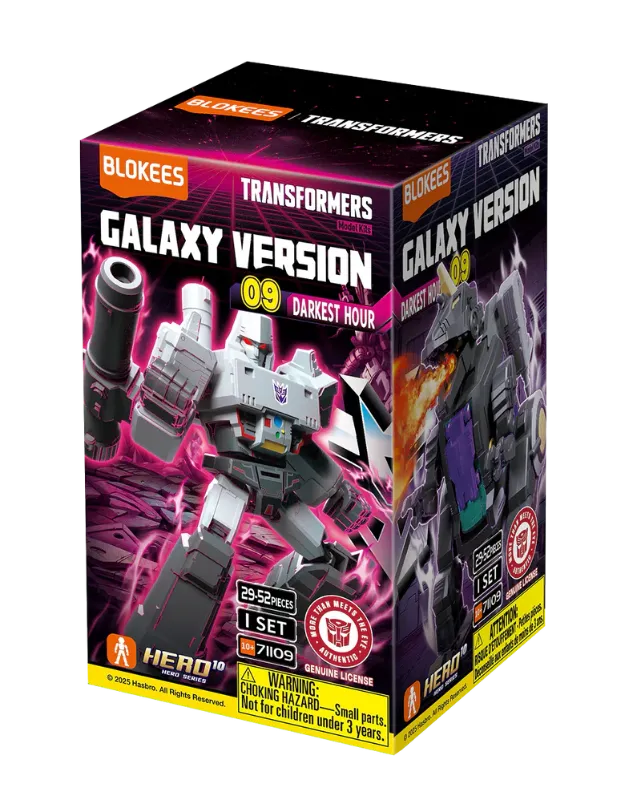 Photo 1 of ***FACTORY SEALED***Blokees Transformers Galaxy Version 09 Darkest Hour