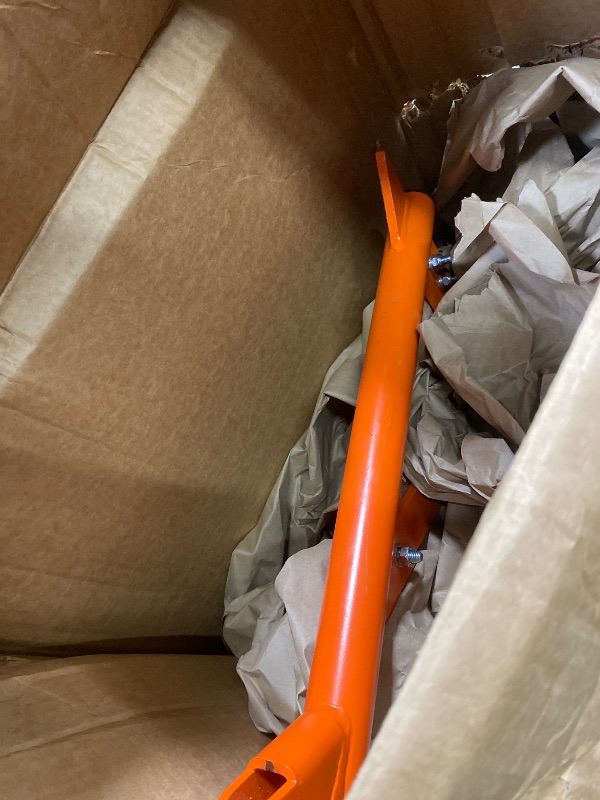 Photo 1 of **MISSING PARTS***Garvee 51 in Timberjack Log Lifter, Adjustable Heavy Duty Log Roller Cant Hook, Logging Jack with Non-Slip Grip & Triangular Support for Rolling and Raising Up Logs Up to 25 in Diameter, Orange