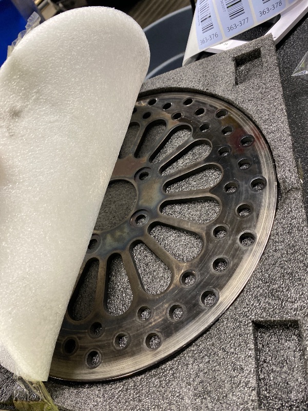 Photo 1 of  ***photo and descripcion only for reference***Rear Brake Rotor For Harley Davidson Brake Parts Upgrade for Touring Sportster Softail Dyna for Ultra Limitid with Bolts Set Round Holes Stainless Steel Disc