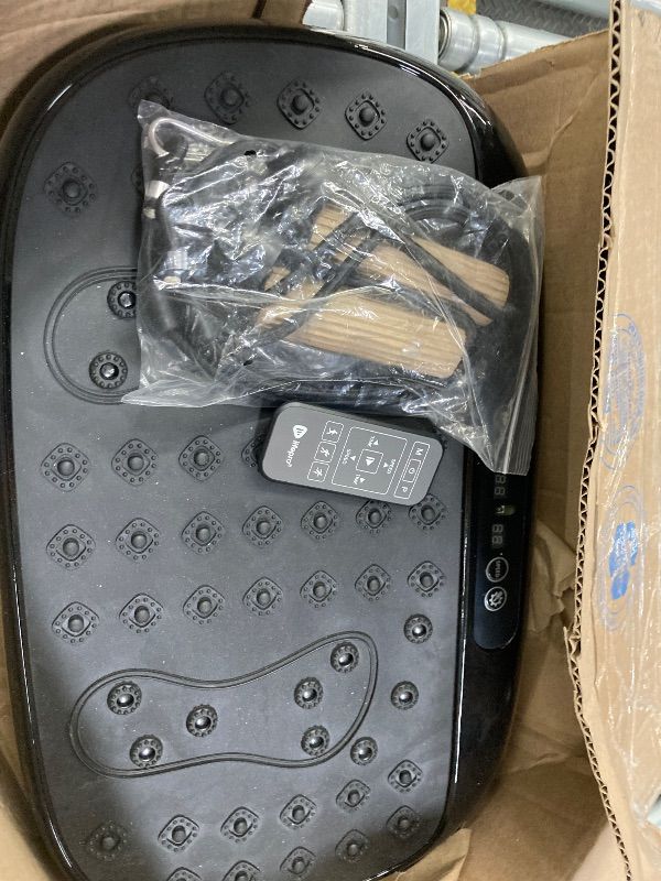 Photo 1 of ***MISSING PARTS-ONLY***Lifepro HexaPlate Lite Vibration Plate Exercise Machine — Magnetic Acupoints, 99 Speeds & 10 Presets Vibration Platform Machine with Resistance Bands — Vibrating Plate for Lymphatic Drainage & Toning