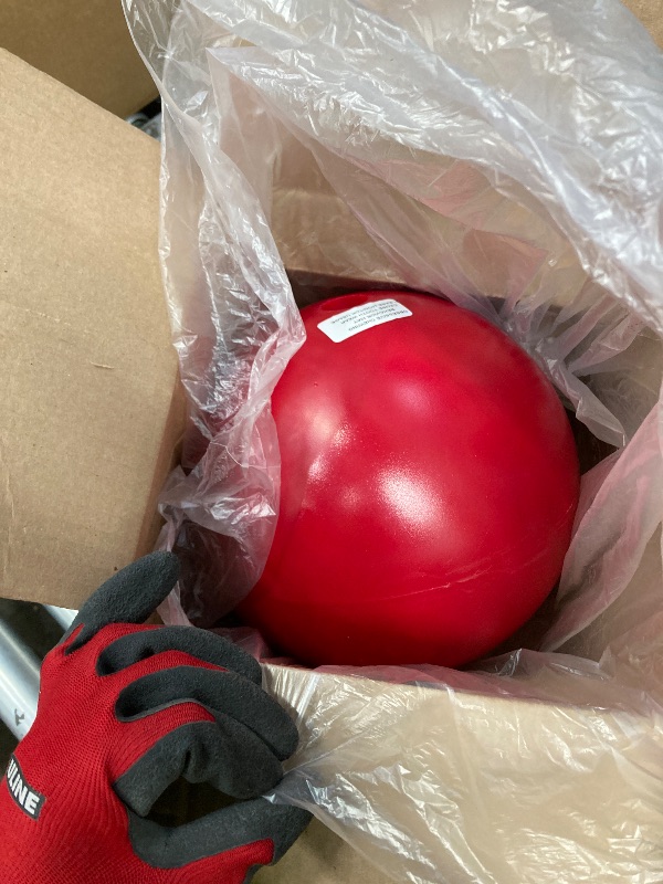 Photo 1 of ***hard ***Jolly Pets Push-n-Play Ball Dog Toy, 10 Inches/Large, Red (310 RD)