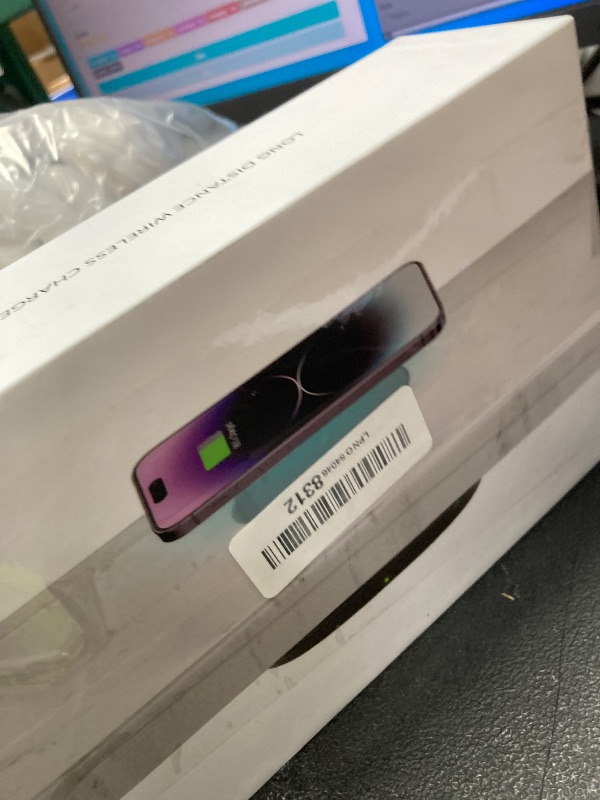 Photo 1 of 1.57"(40mm) NiiTTER Invisible Wireless Charger, Under Desk Wireless Charger, Under Counter Charging for iPhone 17/16/15/14/13/12/ Samsung Galaxy S25/S24/S23/S22/S21(Adapter Included)