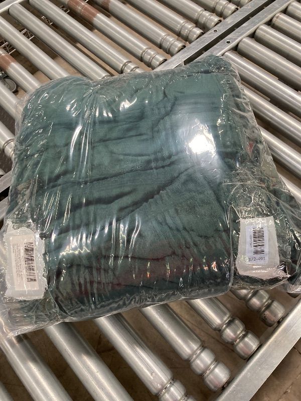 View 1 of ***USED*** king fleece blanket 120x138 forest green