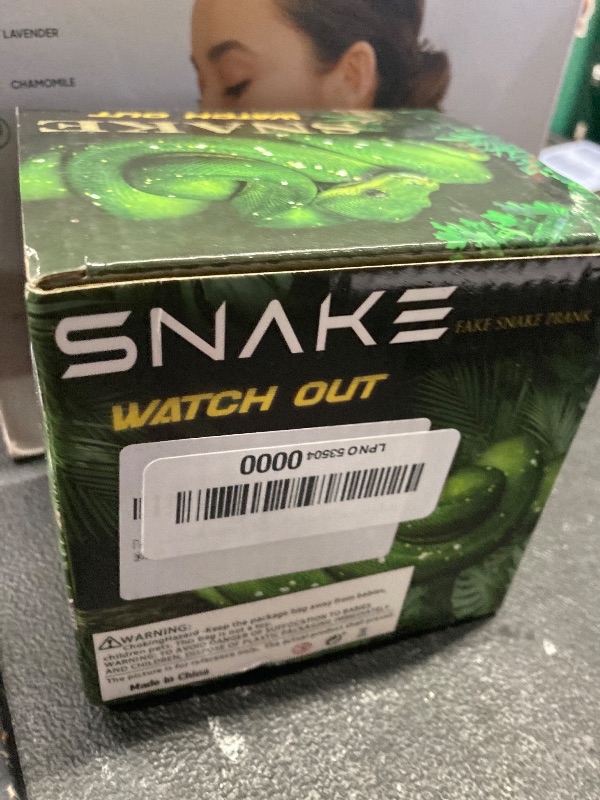 Photo 1 of ***MISSING PARTS***KBBYT 3 Pack Snake Prank with String and Clip,Fakes Snake Pranks,Realistic Rubber Snakes,Golf Snake Prank,Clip On Snakes Prank, Box Packaging Prank Stuff for Birthday Party Favor***MISSING PARTS***
