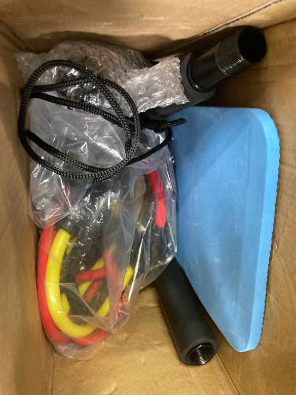 Photo 1 of ***MISSING PARTS-ONLY/NO BOARD****LALAHIGH Portable Home Gym System: Large Compact Push Up Board, Pilates Bar & 20 Fitness Accessories with Resistance Bands Ab Roller Wheel - Full Body Workout for Men and Women, Gift for Boyfriend