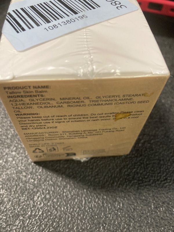Photo 1 of ***FACTORY SEALED***Aufdzceh Beef Tallow for Skin – Moisturizing Tallow Balm with Grass-Fed Beef Tallow, Castor Oil & Frankincense for Face & Body, Natural Nourishing Formula for Dry and Sensitive Skin (Pack of 1)***FACTORY SEALED***