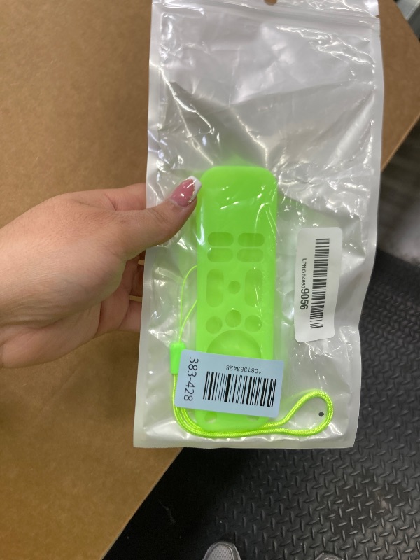 Photo 1 of [2Pack] Silicone Cover Compatible with Onn TV 4K UHD Streaming Stick TV Box 100024646 100026240 Remote, Shockproof Anti Slip Protective Skin Case for Onn 4K/HD Remote with Lanyard (Green+Blue)