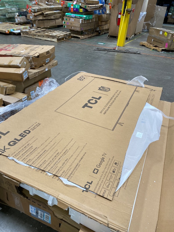 Photo 1 of **** NO RETURNED - NO REFOUND****TCL Amazon Exclusive 85 Inch Class T7 Series | 4K QLED HDR Lag-Free Smart Google TV | 85T7, 2025 Model | 120Hz-144Hz High Brightness, Dolby Atmos, Alexa Voice Remote AI Streaming Gaming Television