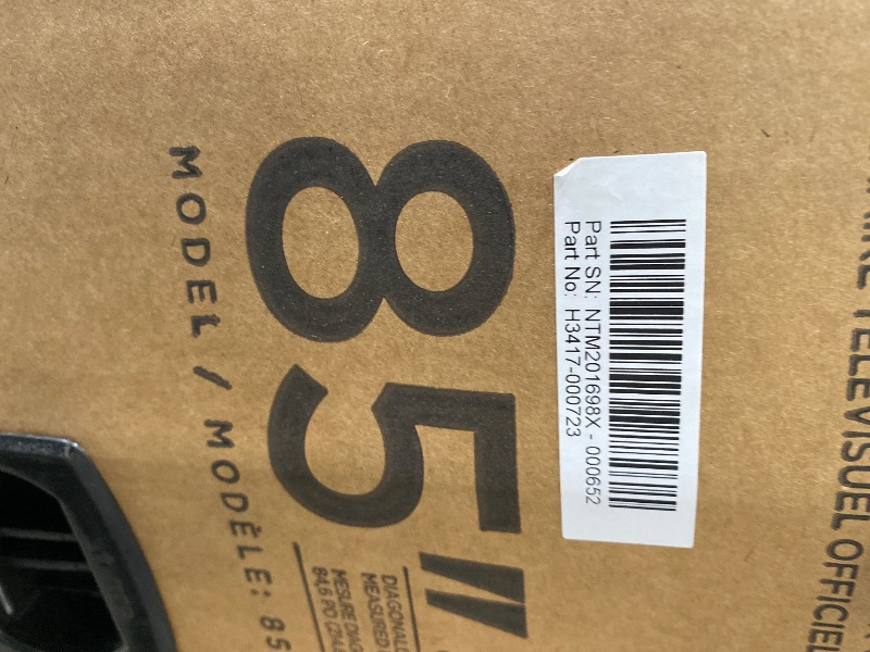 Photo 1 of **** NO RETURNED - NO REFOUND****TCL Amazon Exclusive 85 Inch Class T7 Series | 4K QLED HDR Lag-Free Smart Google TV | 85T7, 2025 Model | 120Hz-144Hz High Brightness, Dolby Atmos, Alexa Voice Remote AI Streaming Gaming Television