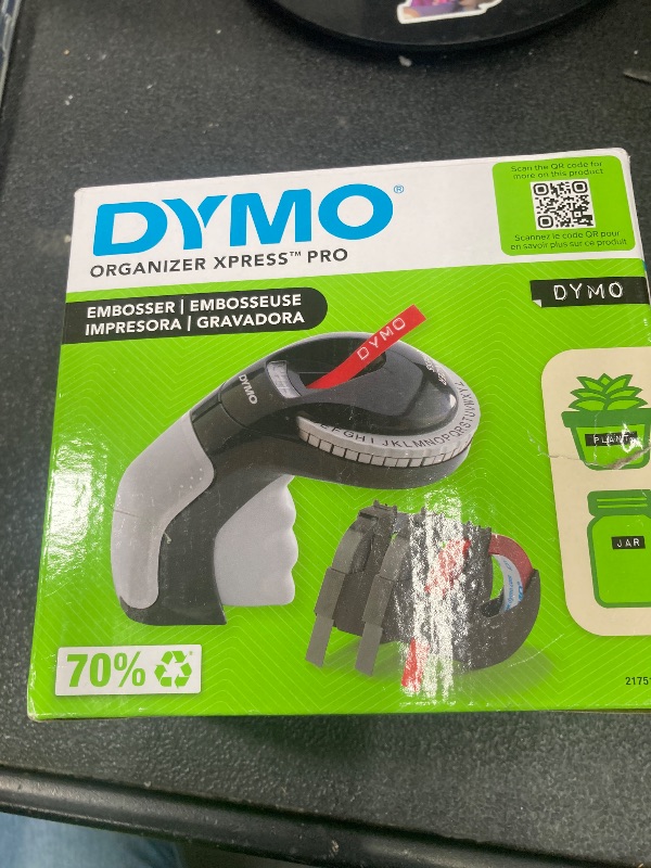 Photo 1 of ***NO LABEL TAPE INCLUDED***DYMO Embossing Label Maker, Includes 3 DYMO Label Tapes, Organizer Xpress Pro Starter Kit - Ergonomic Design, For Home DIY & Crafting***NO LABEL TAPE INCLUDED***