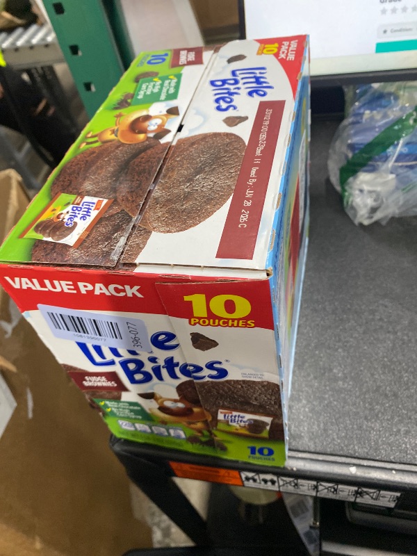 View 2 of (Value Pack) Little Bites Fudge Brownies, 10 individual packs, (1.8 oz each), Real Chocolate Mini Muffins, 18 oz Multipack