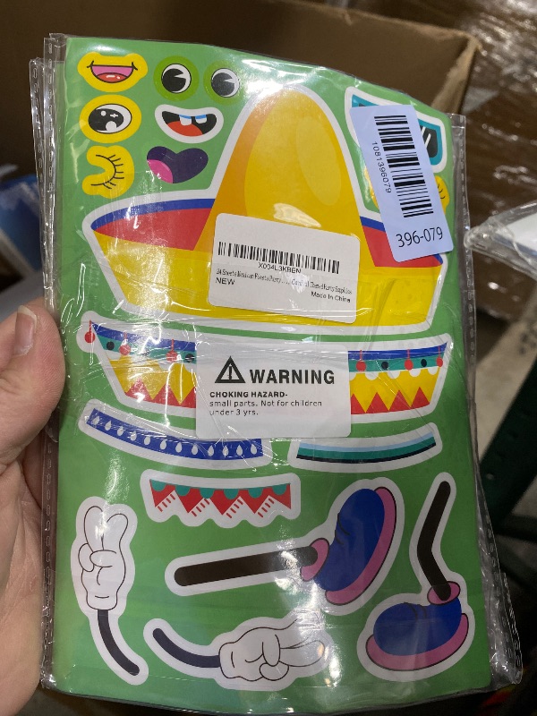 Photo 1 of **2 PACKS-24 Sheets Mexican Fiesta Party Stickers, Cinco De Mayo Sticker, Make Your Own Mexican Carnival Stickers, Carnival Themed Party Supplies