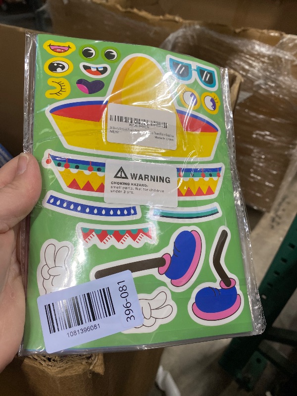 Photo 1 of **2 PACKS--24 Sheets Mexican Fiesta Party Stickers, Cinco De Mayo Sticker, Make Your Own Mexican Carnival Stickers, Carnival Themed Party Supplies