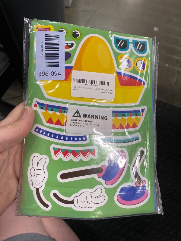 Photo 1 of **2 PACKS--24 Sheets Mexican Fiesta Party Stickers, Cinco De Mayo Sticker, Make Your Own Mexican Carnival Stickers, Carnival Themed Party Supplies