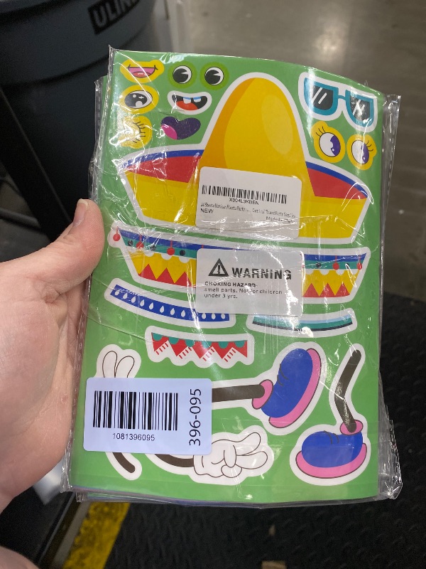 Photo 1 of **2 PACKS--24 Sheets Mexican Fiesta Party Stickers, Cinco De Mayo Sticker, Make Your Own Mexican Carnival Stickers, Carnival Themed Party Supplies