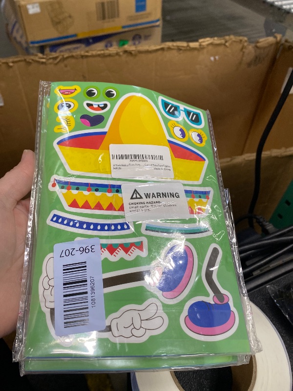 Photo 1 of **2 PACKS**24 Sheets Mexican Fiesta Party Stickers, Cinco De Mayo Sticker, Make Your Own Mexican Carnival Stickers, Carnival Themed Party Supplies