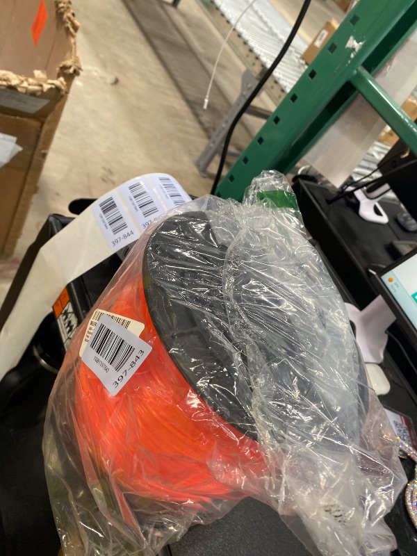 Photo 1 of .095-Inch Trimmer Line 5-Pound Round Orange String Trimmer Line 1377 Feet - Heavy-Duty Commercial Grade Nylon Weed Eater String for Most Gas & Electric Trimmers (0.095" Diameter)