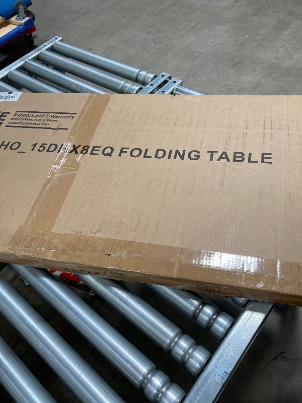 Photo 1 of ***TABLE ONLY*** IDEALHOUSE Portable Folding Table, Beige