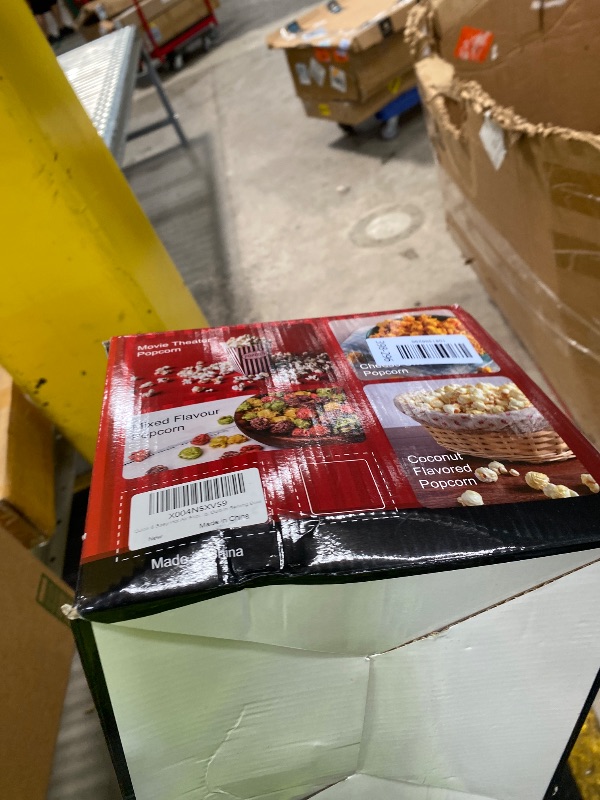 Photo 1 of **Part is missing**Vminno Quick & Easy Hot Air Popcorn Popper Maker with Built-In Serving Bowl, 2 Quarts, Etl Certified, No Oil Popcorn Poppers for Home with On/Off Switch for Family Movie Nights, Parties