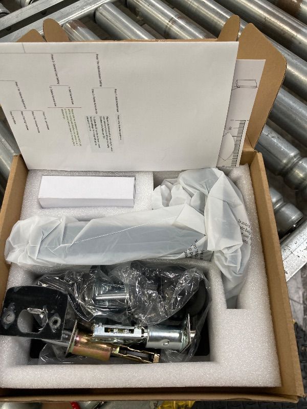 Photo 1 of ***Can’t set password code***Ulecoce Keyless Entry Door Lock with Knob Set, Door Locks for Front Door with Handle Set, Auto Lock, One-Touch Lock, 100 Codes ? 3 Keys, Anti-Peeping Password, Easy Installation, Black***Can’t set password code***