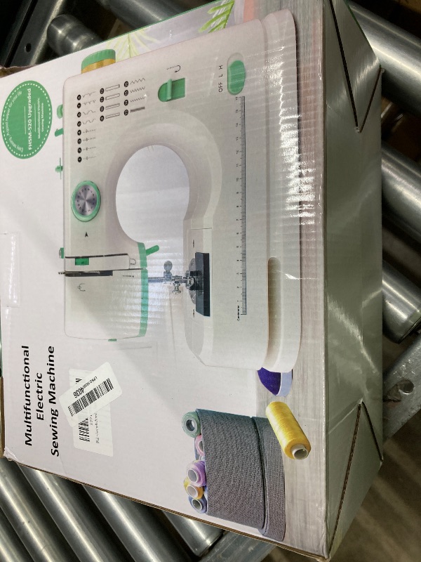 Photo 1 of **PARTS ONLY***Sewing Machine for Beginners,Double Needle Sewing Machine for Adults,16 Strings of Weaving Dreams,Adjustable Sewing Speed,Suitable for Daily Sewing at Home (White-2)