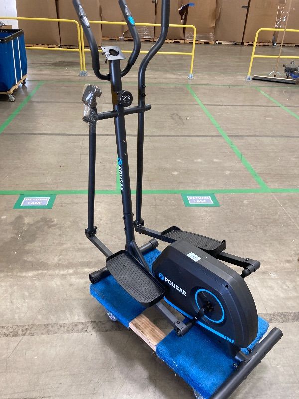 Photo 1 of ***DAMAGE -MISSING PART -SELLING AS IS **** FOUSAE Elliptical Exercise Machine, 16-Level Magnetic Resistance Elliptical Machine for Home Trainer with Hyper-Quiet Drive, 15.5IN Stride, 350LBS Weight Capacity