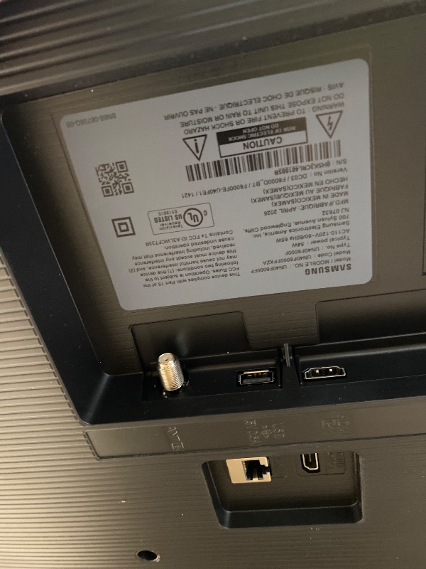 Photo 1 of ***DAMAGED -SELLING AS IS*** SAMSUNG 40-Inch Class Full HD F6000 Smart TV (2025 Model) HDR, Object Tracking Sound Lite, Knox Security, One UI Tizen, Smart TV