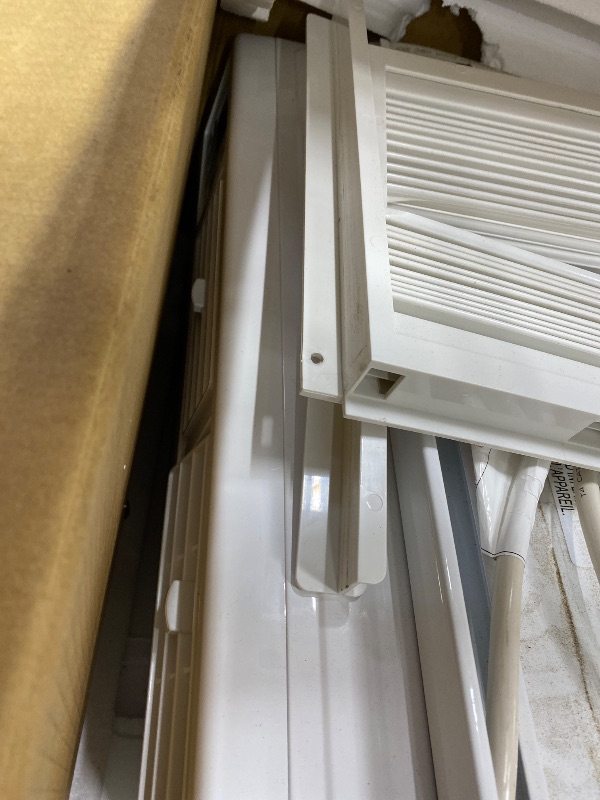 Photo 1 of ***DAMAGED -NON-FUNCTIONAL SELLING AS PARTS ONLY*** ZAFRO 10000 BTU Window Air Conditioner Unit Cools Up to 450 Sq.Ft.,Window AC Units with Dehumidifier, 4 Fan Speed, Energy Saving with Remote for Bedroom,Small Rooms,White