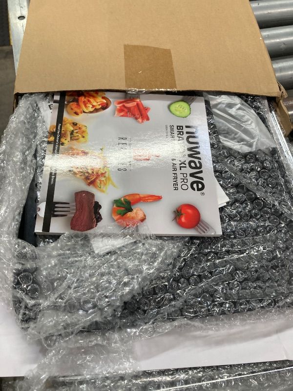 Photo 1 of **3 RACKS ONLY/NO OVEN****Nuwave Bravo XL Pro Air Fryer Toaster Oven with Grill Combo, 2026 New Ultra-Fast Convection System, 35% Crispier, 2X More Even, 142 Presets, 50-500F, Smarter Probe, PFAS Free, 30QT, Stainless Steel