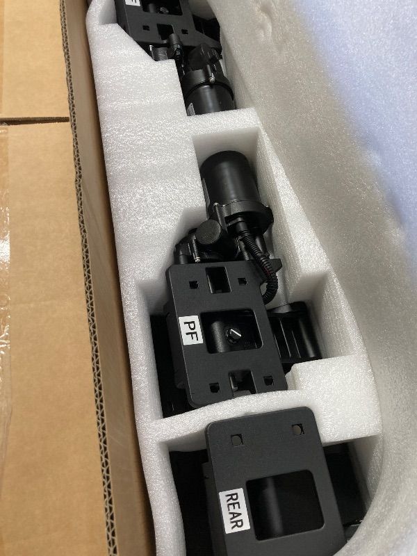 Photo 1 of ***MISSING PIECES -SELLING AS PARTS ONLY***Rough Country HT-Series Power Running Boards for Ford F-150/Lightning/F-250/F-350/Raptor (2015-2026) CrewCab – 6" Electric Retractable Steps w/LED