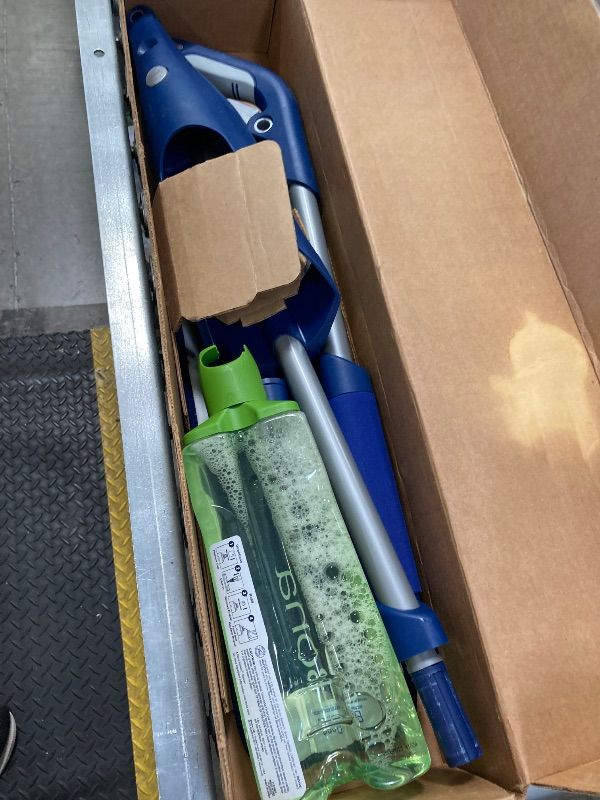 Photo 1 of ***DAMAGE BOTTLE -SELLING AS PARTS ONLY*** Bona Premium Motion Multi-Surface Floor Spray Mop - Includes Multi-Surface Floor Cleaning Solution and Machine Washable Microfiber Cleaning Pad - for Stone, Tile, Laminate, and Vinyl Floors