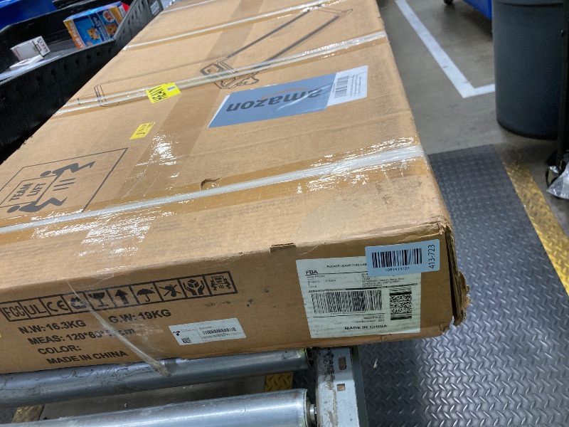 Photo 1 of *Feet scuffed* Folding Foldable Walking Pad Treadmill with Handle Bar and Adjustable Incline, 3.0HP Portable Electric Treadmills with Handles for Home Small, Home Treadmills with Incline, 0.6-7.6MPH, 350LBS