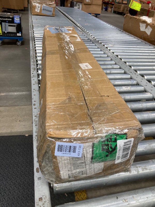 Photo 1 of *Box damaged* Patavin Iron Stair Balusters 5/8" Round 44" Long - 50-Pack Hollow Wrought Iron Plain Spindles for Classic Indoor Staircases?Satin Black